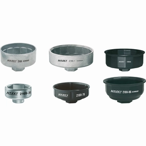 Hazet 2169/6 Oil Filter Wrench Set, 6 Pieces