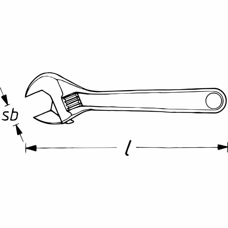 Hazet 279-4 Adjustable Open-End Wrench