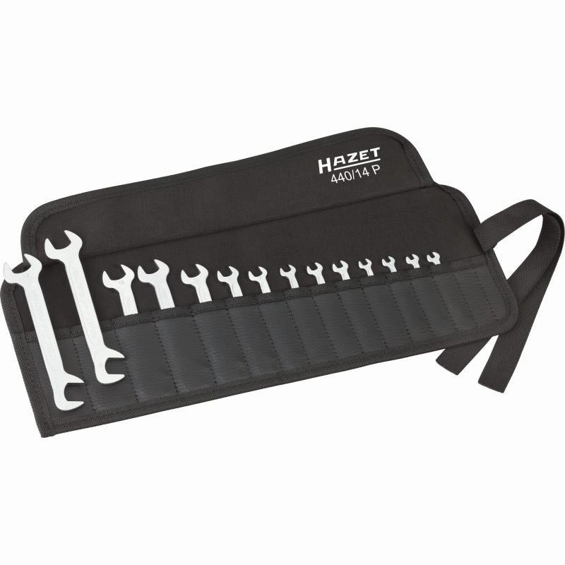 Hazet 440/14P Double Open-End Wrench Set, 14 Pieces