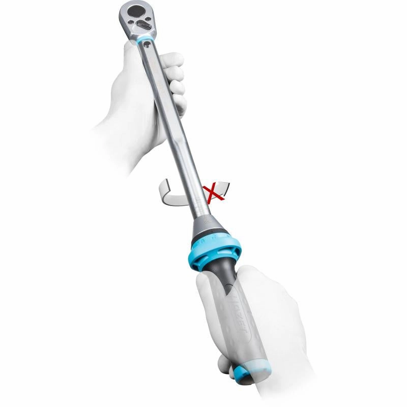 Hazet 5107-3CT Torque Wrench, 1-9 Nm, 6.3mm (1/4") Square