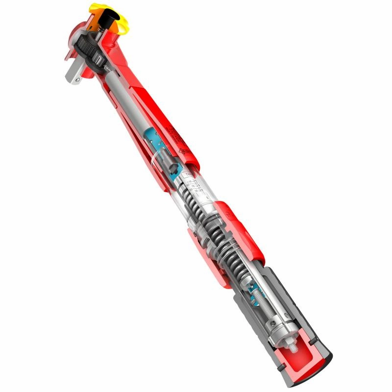 Hazet 5108KV Torque Wrench with Protective Insulation, 2-10 Nm, 10mm (3/8") Square