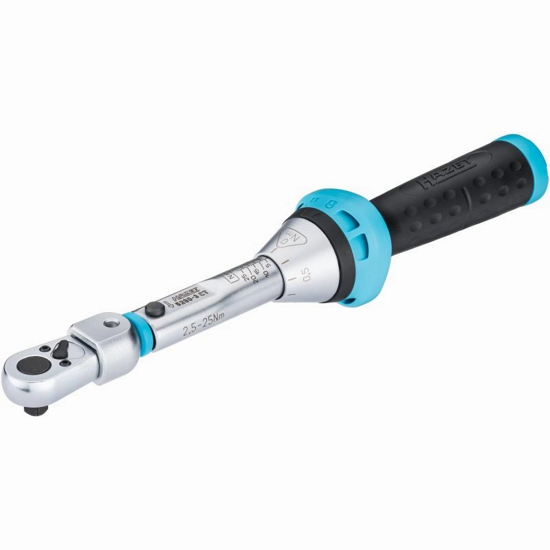 Hazet 5280-3CT Torque Wrench, 2.5-25 Nm, 9x12mm Insert Square