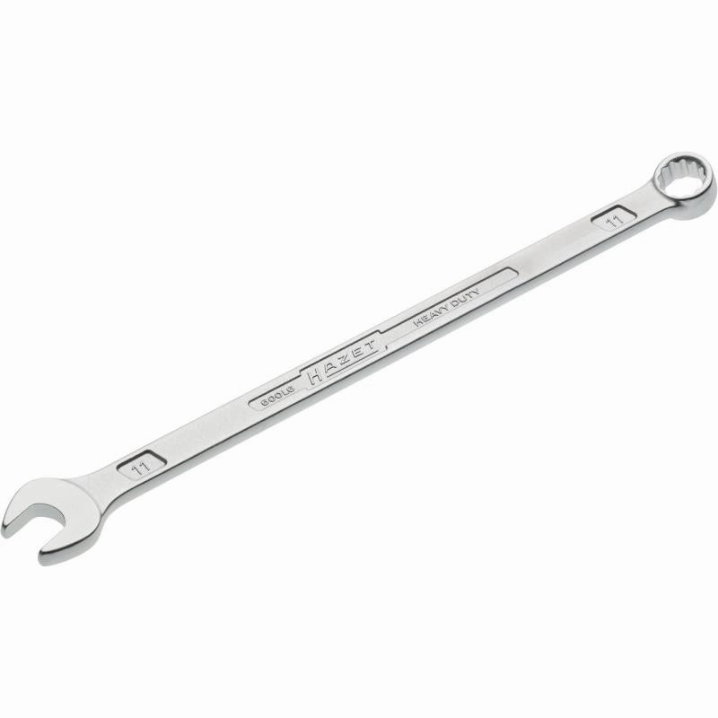 Hazet 600LG-11 Combination Wrench, Extra Long, Slim Design, 11mm