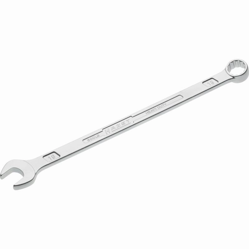 Hazet 600LG-19 Combination Wrench, Extra Long, Slim Design, 19mm
