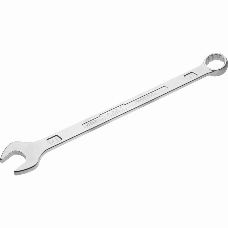 Hazet 600LG-41 Combination Wrench, Extra Long, Slim Design, 41mm