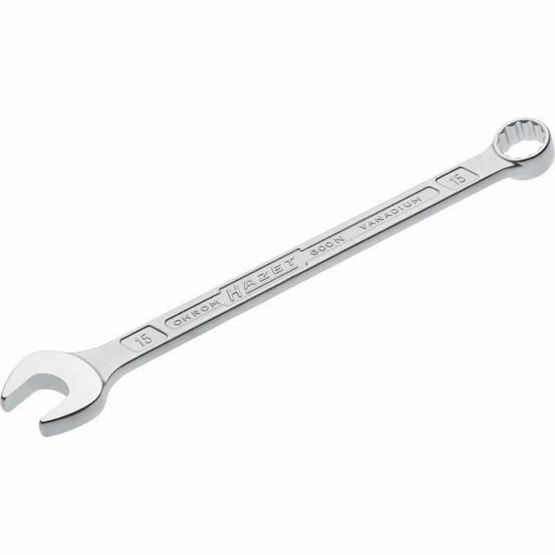 Hazet 600N-15 Combination Wrench, 12-Point, 15mm