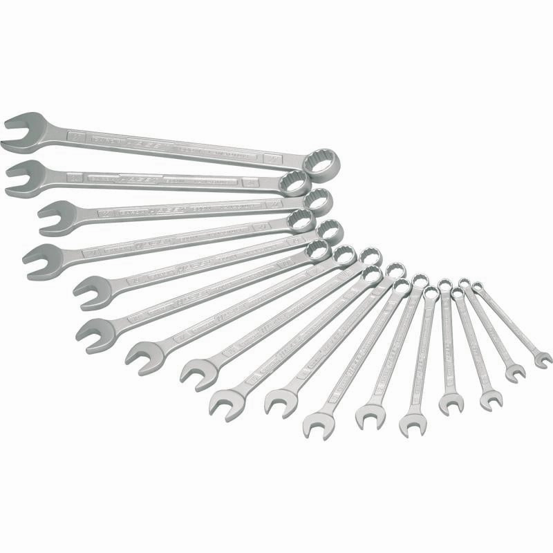 Hazet 600N/17N Combination Wrench Set, 12-Point, 17 Pieces