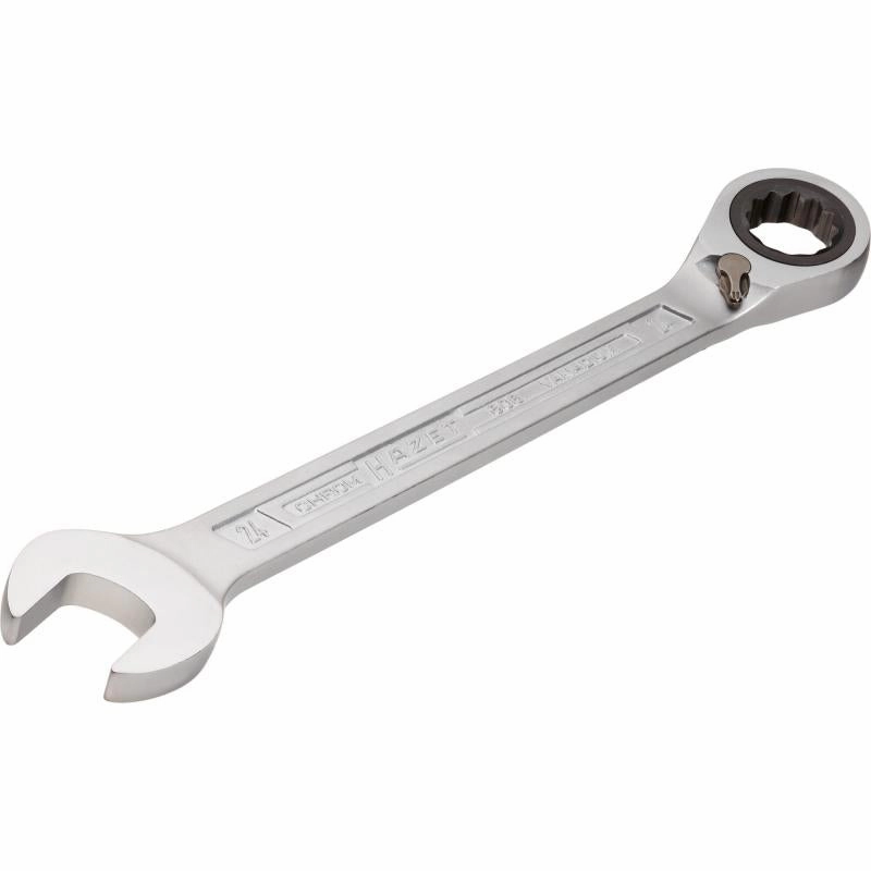 Hazet 606/6-1 Ratcheting Combination Wrench Set, 12-Point, 6 Pieces