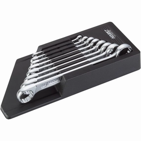 Hazet 610N/8RS Double Box-End Wrench Set, 12-Point, 8 Pieces