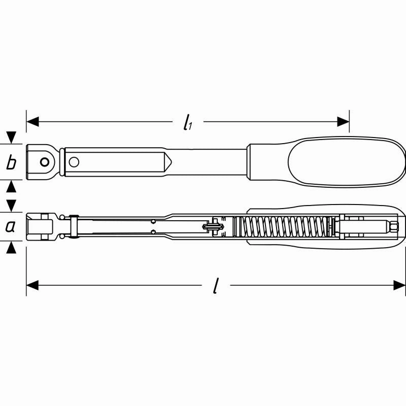 Hazet 6392-320V Torque Wrench, 60320 Nm, 14x18mm Insert Square