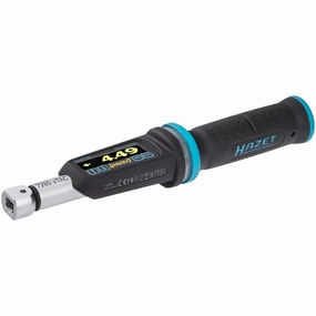 Hazet 7280-5STAC Electronic Torque Wrench with Built-In Angle Gauge, 1-10 Nm, 9x12mm Insert Square, 6.3mm (1/4") Square