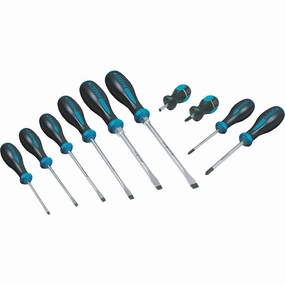 Hazet 802/10 Hexanamic 10 Piece Screwdriver Set - Phillips and Slotted