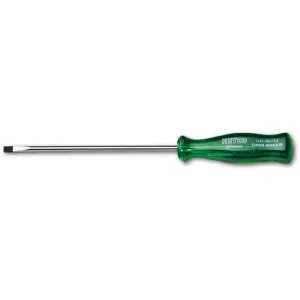 Heyco 01435017580 Slotted Screwdriver with Acetate Handle, 5.0 x 175mm