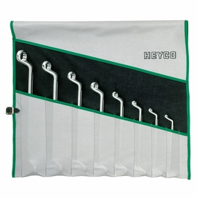 Heyco 00475747182 Double Ended Ring Wrench Sets, 12 Pieces