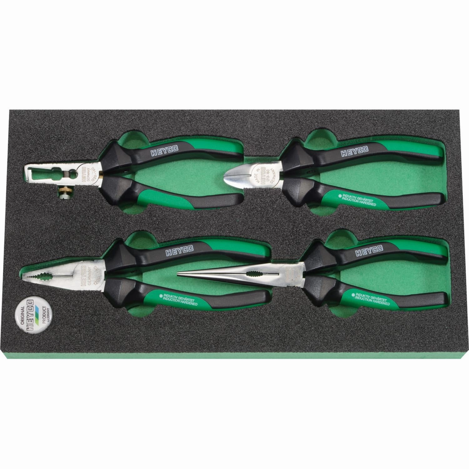 Heyco 00990001086 Set of Pliers, 4 Pcs