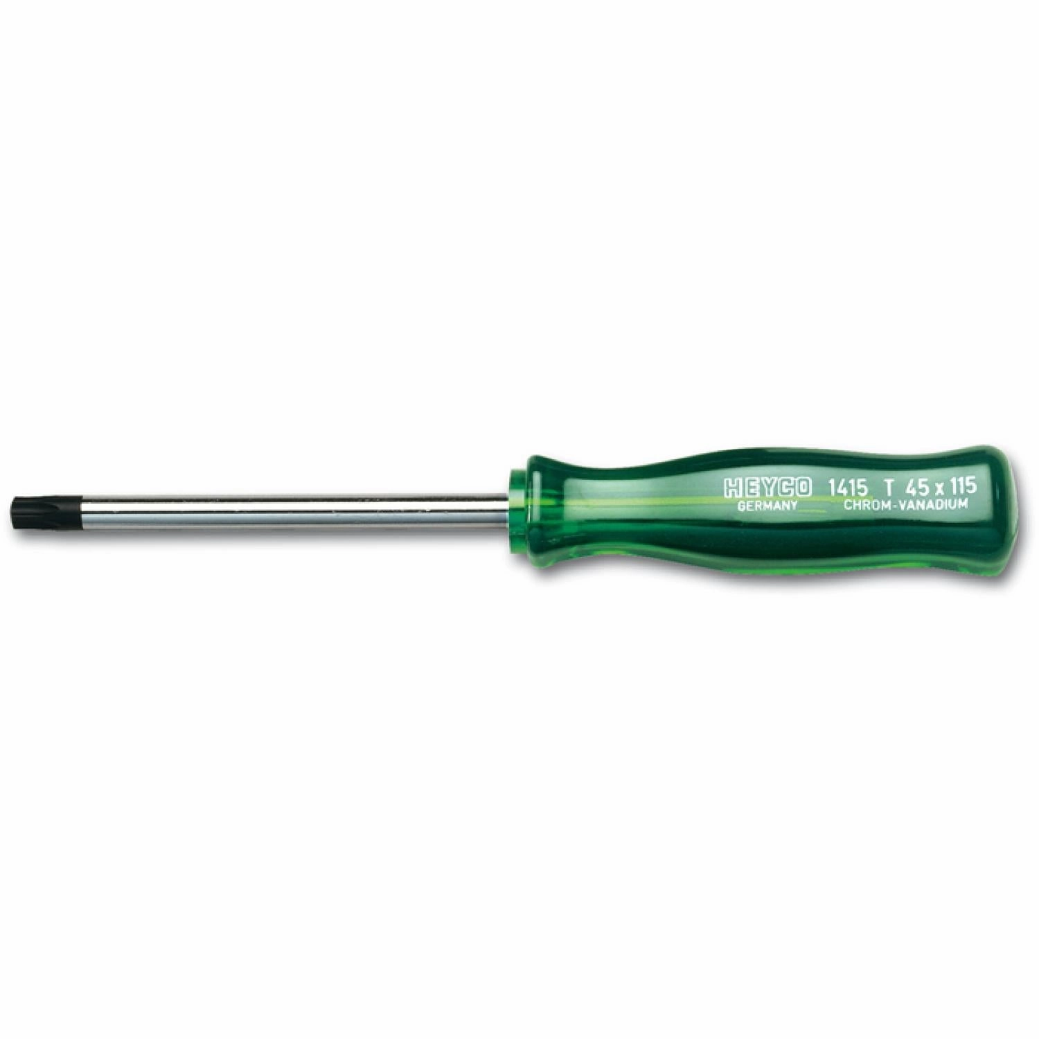 Heyco 01415001080 TORX Screwdriver with Acetate Handle, Size-T10, Length-155mm