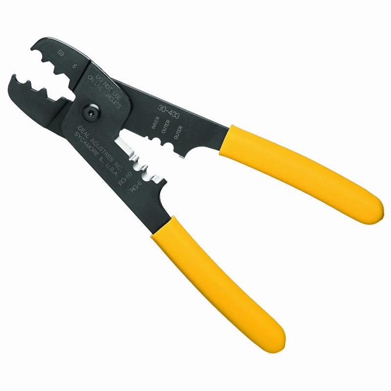 Ideal 30-433 Coax Strip and Crimp Tool 12.80 Inch