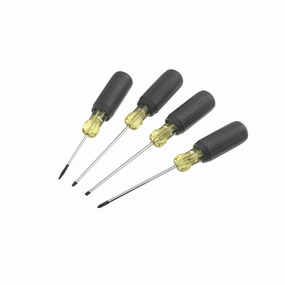 Ideal 35-1301 4-Piece Mini-Cushion Grip Screwdriver Set