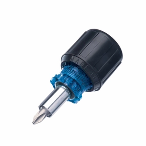 Ideal 35-945 Stubby 6-in-1 Multi-Bit Screwdriver And Nut Driver
