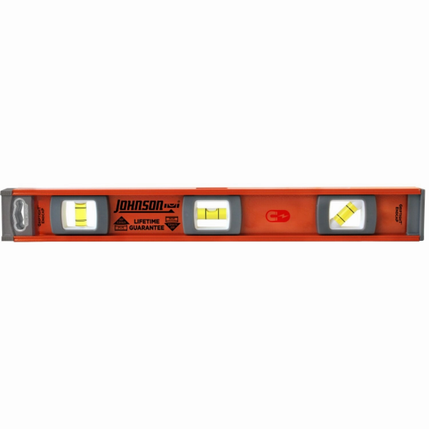 Johnson 1254-1800 18" Magnetic Heavy Duty I-Beam Aluminum Level