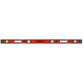 Johnson 1254-4800 48" Magnetic Heavy Duty I-Beam Aluminum Level