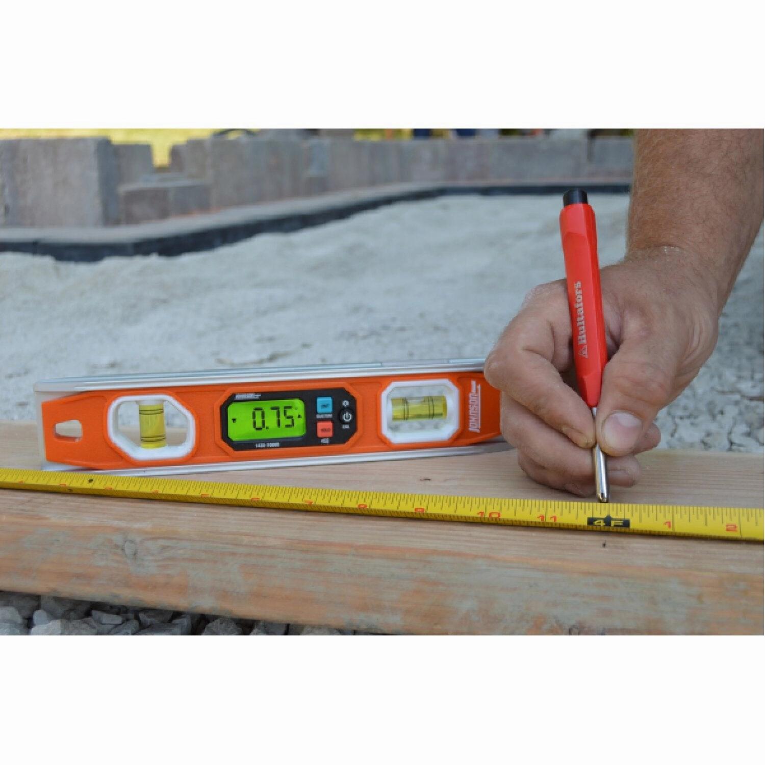 Johnson 1435-1000D 10 Magnetic Programmable Digital Torpedo Level