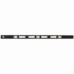 Johnson 3848 48" Magnetic Top-Reading Aluminum Level - 3 Vial