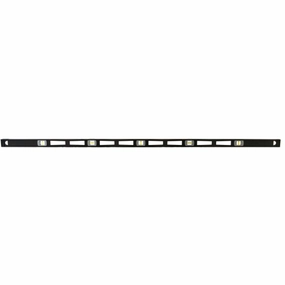 Johnson 3878 78" Magnetic Top-Reading Aluminum Level - 5 Vial