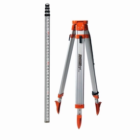 Johnson 40-6350 Universal Tripod/Grade Rod Kit