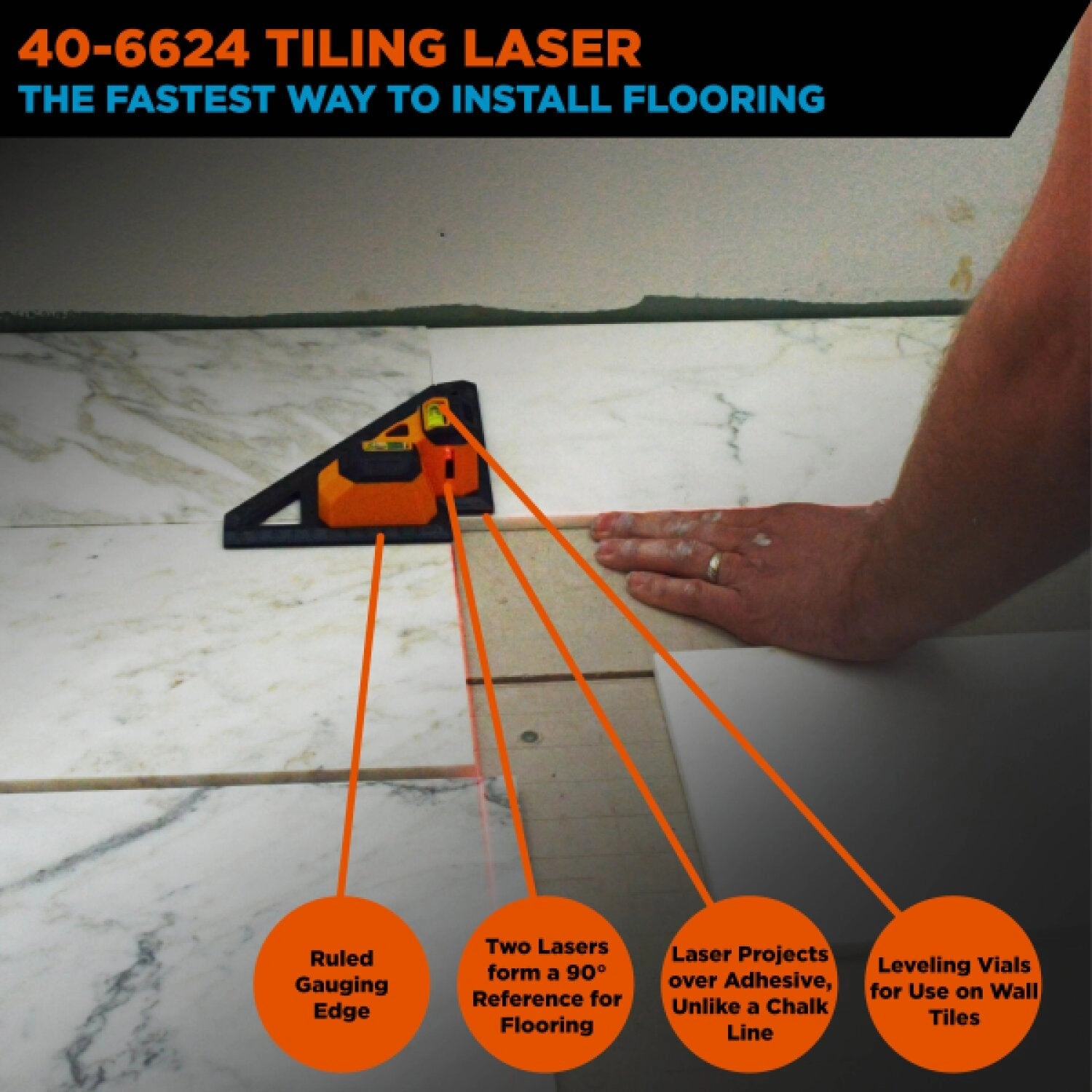 Johnson 40-6624 Tiling Laser