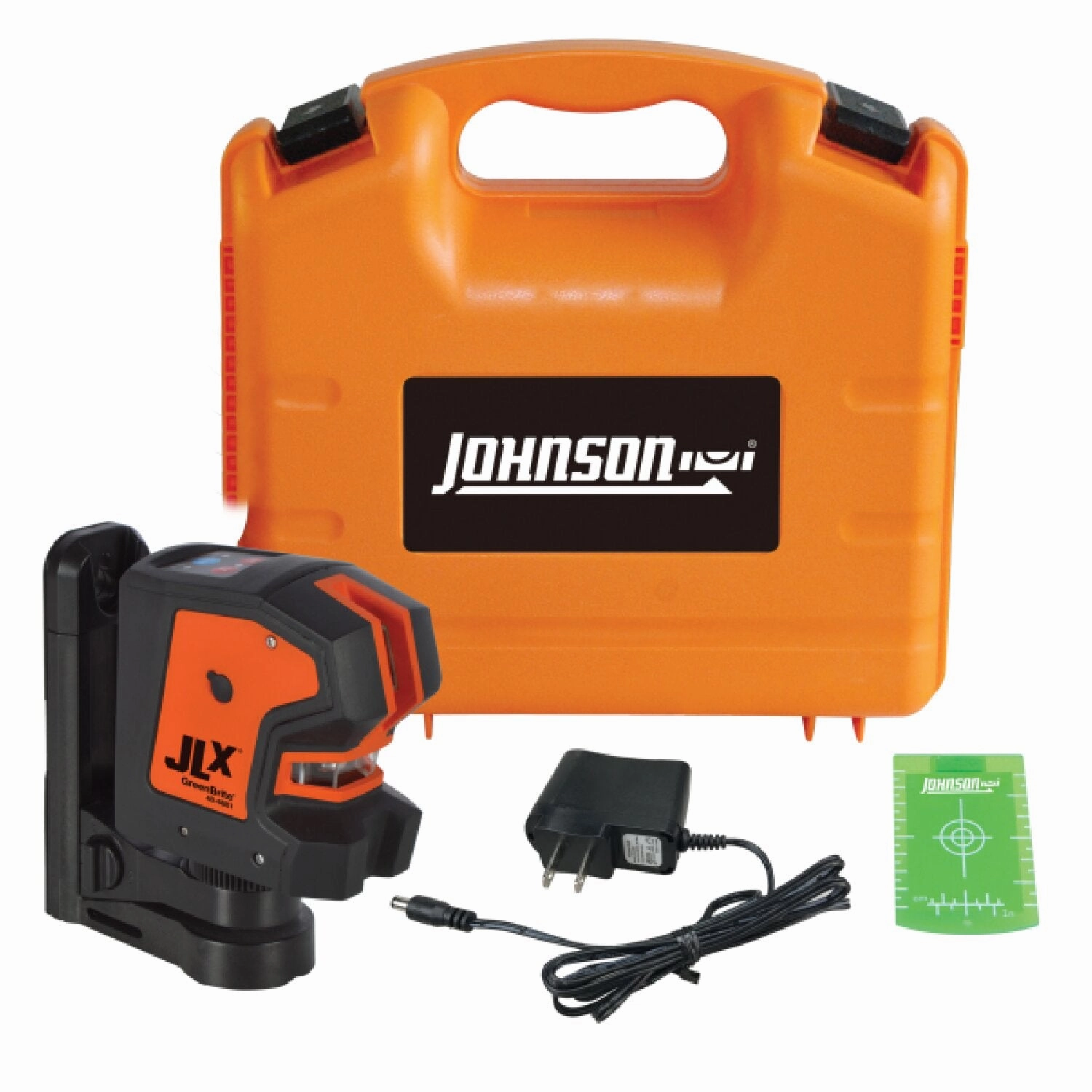 Johnson 40-6681 JLX Self-Leveling 180 Cross-Line Laser with GreenBrite Technology