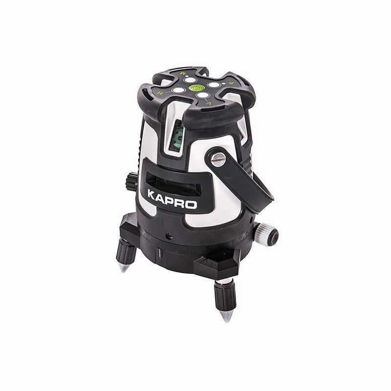 Kapro 875G PROLASER Green- 5 Beam Self-Leveling Laser w/Plum Dot