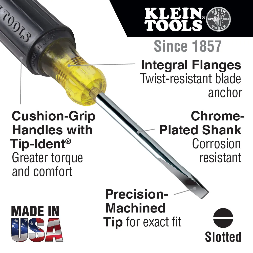 Klein Tools 3/8" Keystone Tip Screwdriver Square