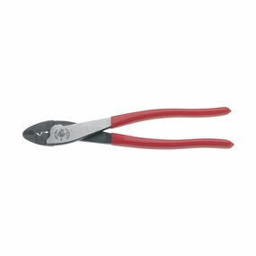 Klein Tools 1005 Crimping and Cutting Tool for Insulated and Non-Insulated Terminals, 9-3/4-Inch