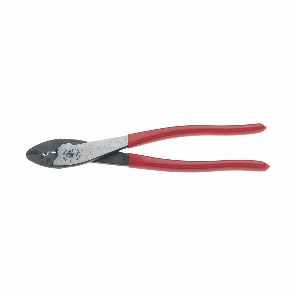 Klein Tools 1005 Crimping and Cutting Tool for Insulated and Non-Insulated Terminals, 9-3/4-Inch
