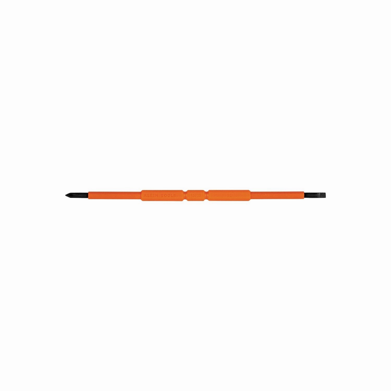 Klein Tools 13157INSP Screwdriver Blades, Insulated Double-Ended Slotted & Phillips, 2-Pack