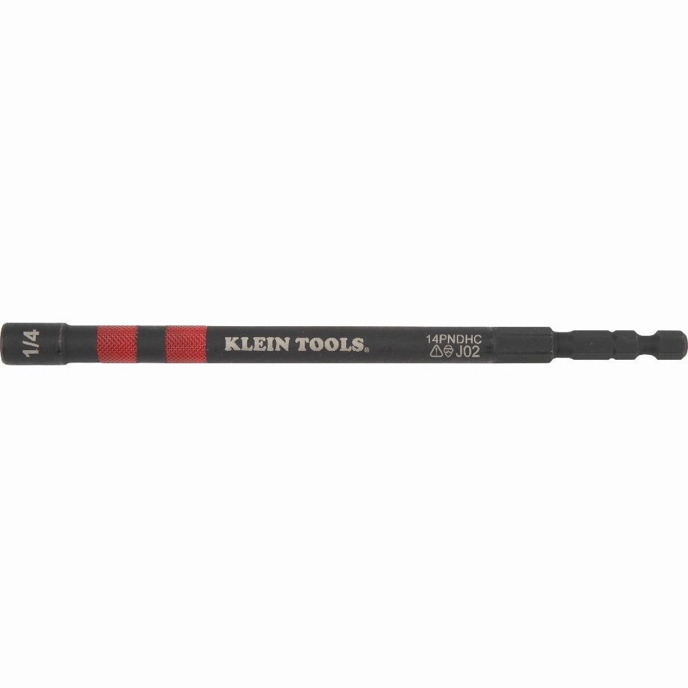 Klein Tools 14PNDHC Hollow Magnetic Color-Coded Power Nut Driver, 1/4"