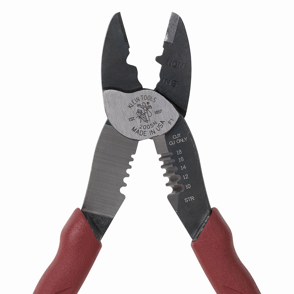Klein Tools 2005N Forged Steel Wire Crimper, Cutter, Stripper