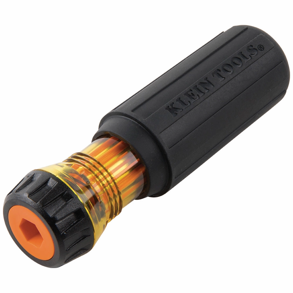Klein Tools 32293 2-in-1 Insulated Flip-Blade Screwdriver, #2 Ph, 1/4-Inch Sl
