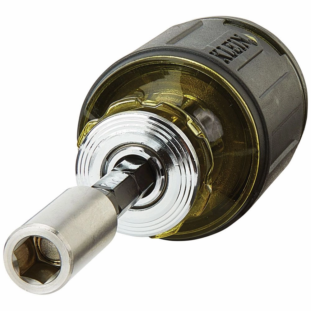 Klein Tools 32308 8-in-1 Multi-Bit Adjustable Length Stubby Screwdriver
