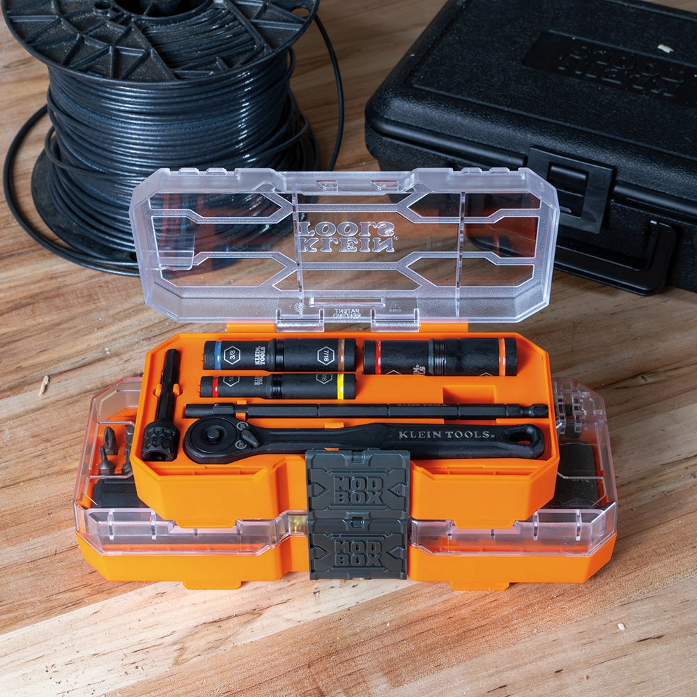 Klein Tools 32502HD KNECT Impact-Rated Screwdriver and Socket Set with Case, 41 Pc.