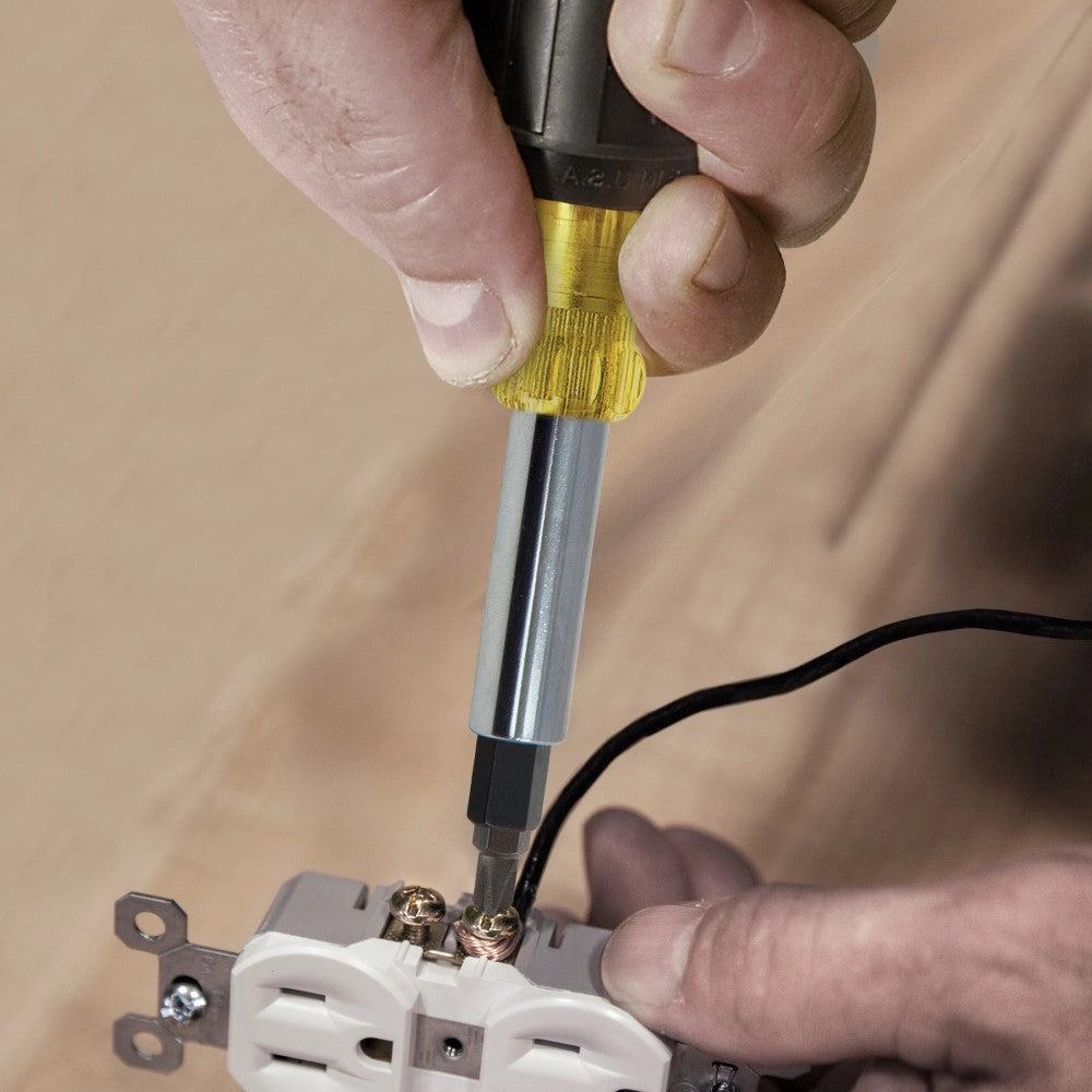 Klein Tools 32557 Multi-Bit Screwdriver / Nut Driver, Heavy Duty