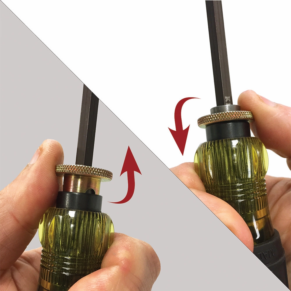 Klein Tools 32708 Adjustable Screwdriver, #1 and #2 Square