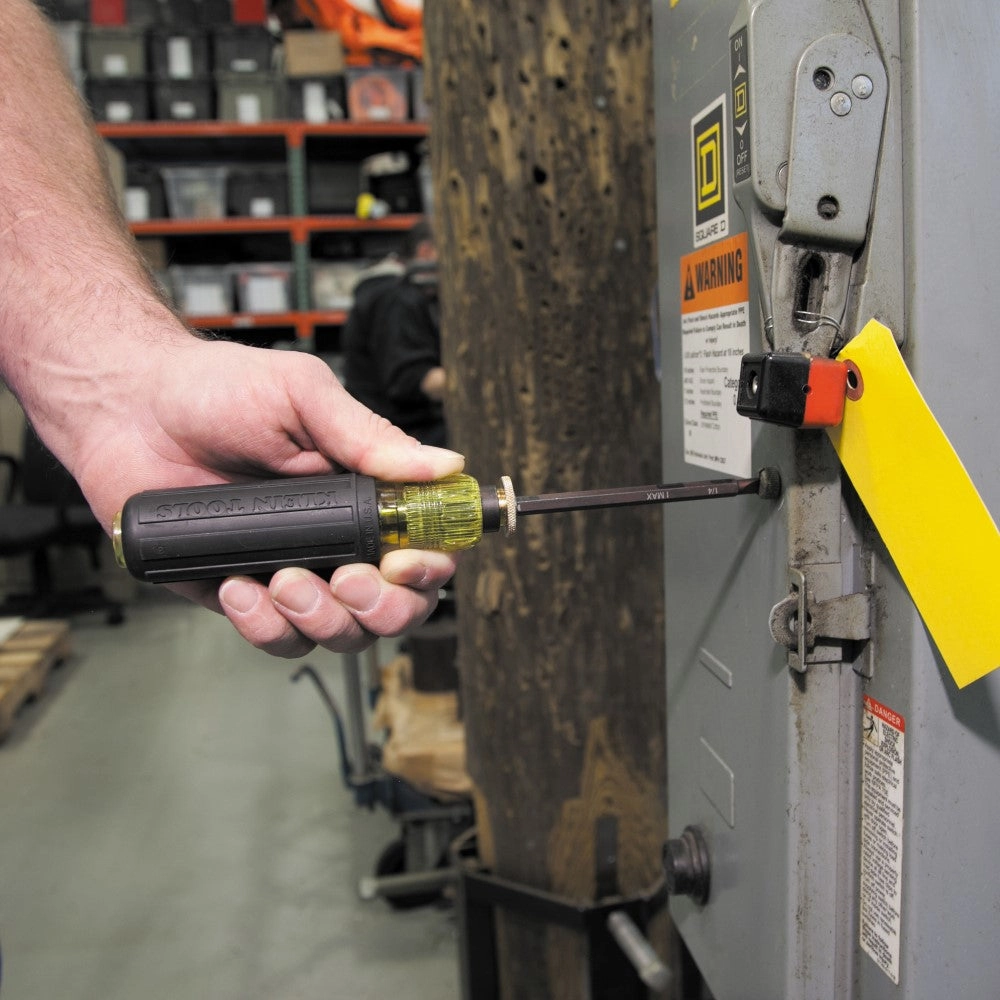 Klein Tools 32751 Adjustable Screwdriver, #2 Phillips, 1/4-Inch Slotted
