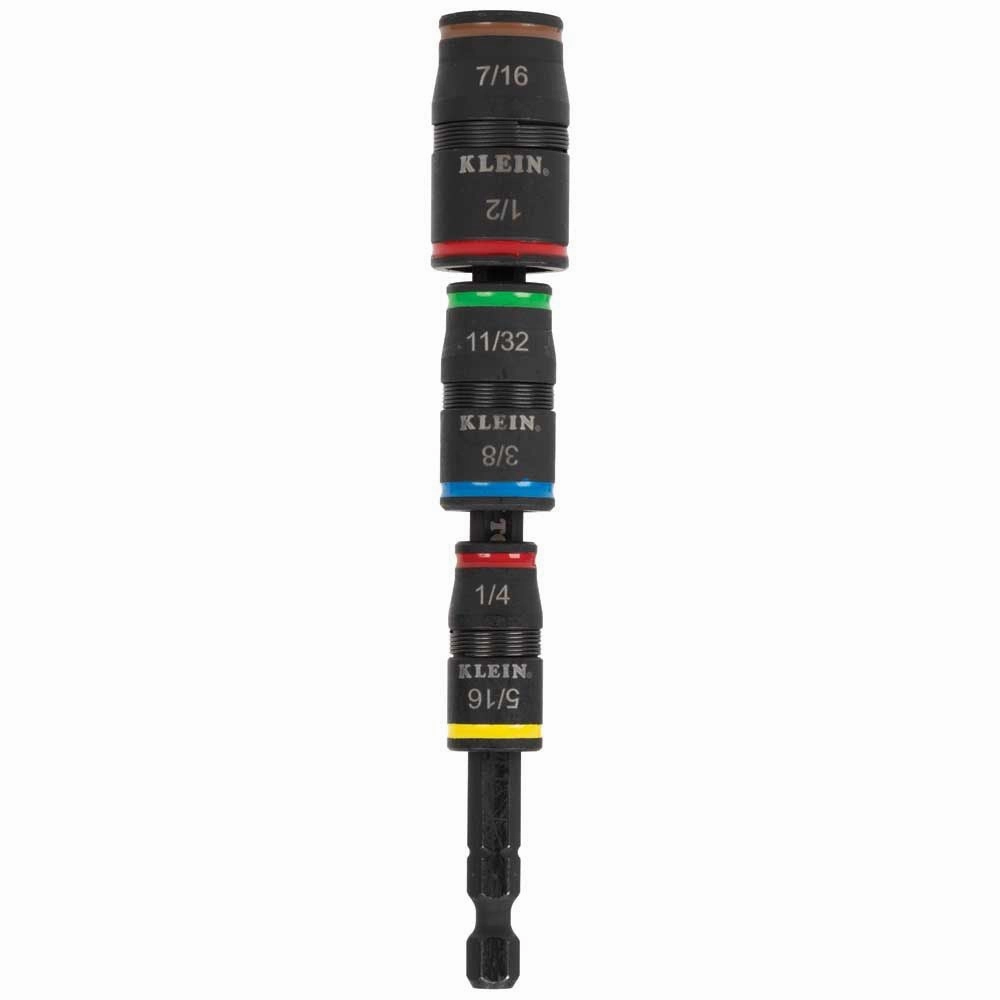 Klein Tools 32900 7-in-1 Impact Flip Socket with Handle