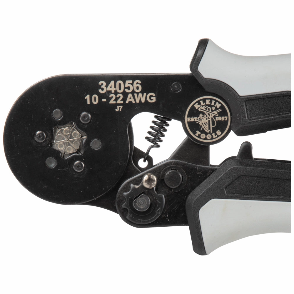 Klein Tools 34056 Ratcheting Ferrule Hex Crimper, 10 to 22 AWG Wire