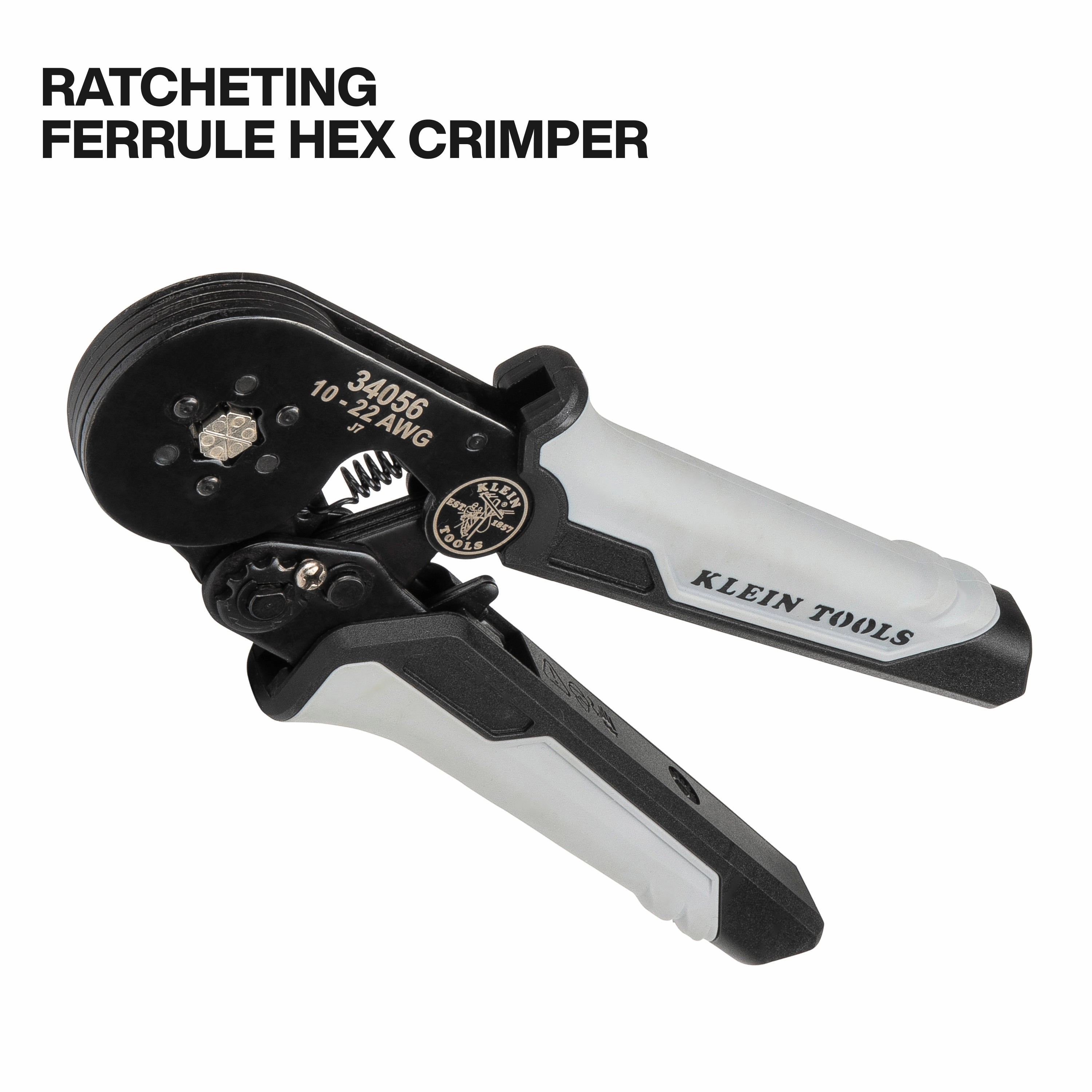Klein Tools 34061 Ratcheting Ferrule Hex Crimper Set