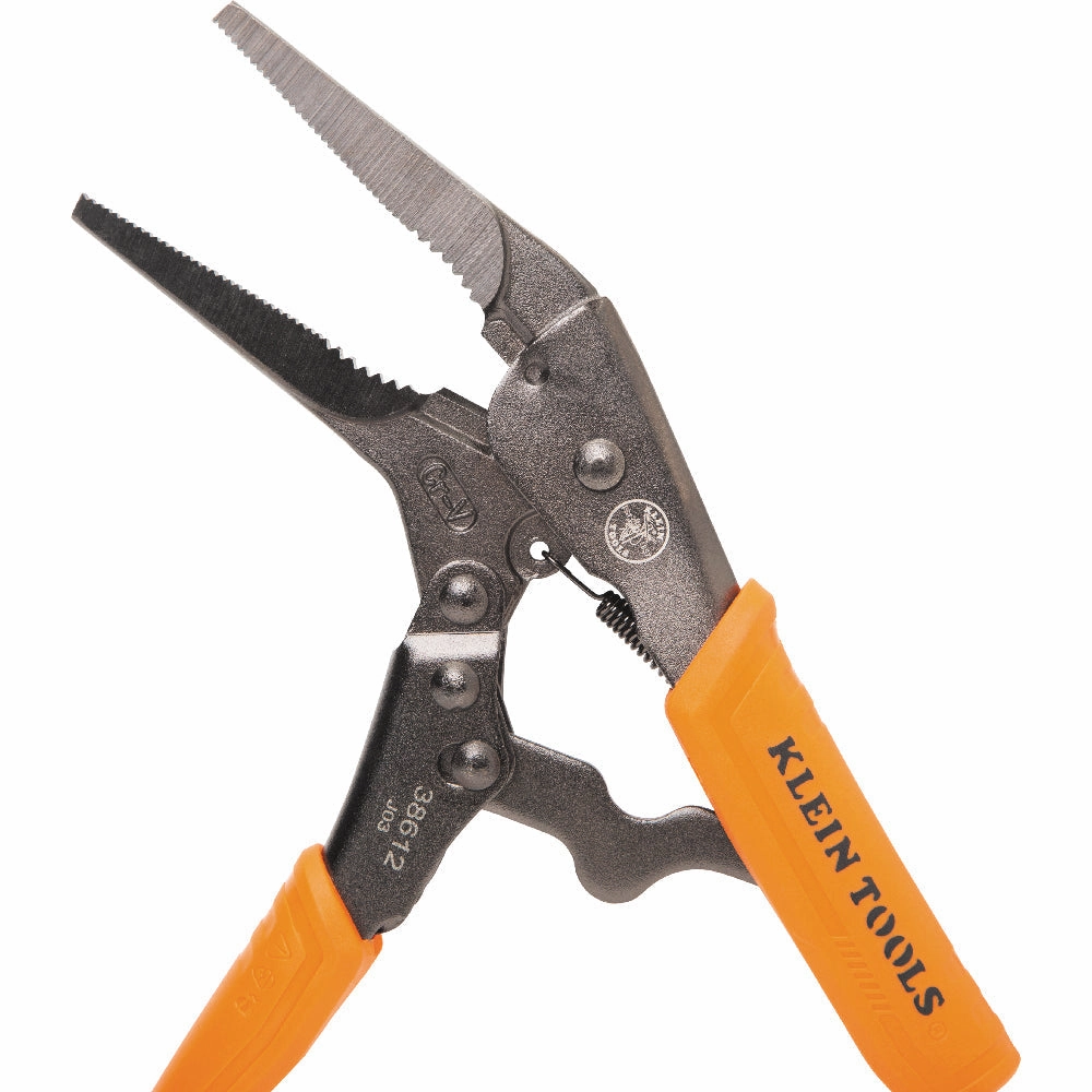 Klein Tools 38661 Long Nose Locking Pliers Set, 6" and 9", 2 Pc.