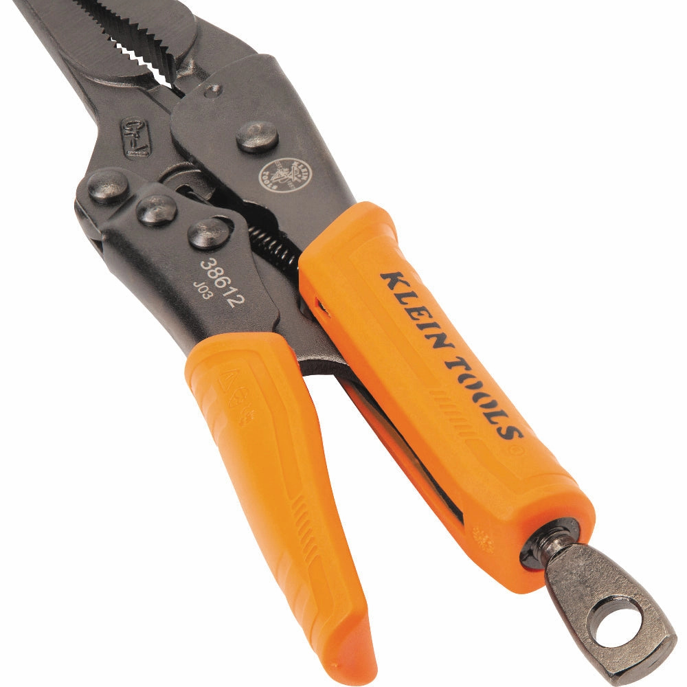 Klein Tools 38661 Long Nose Locking Pliers Set, 6" and 9", 2 Pc.