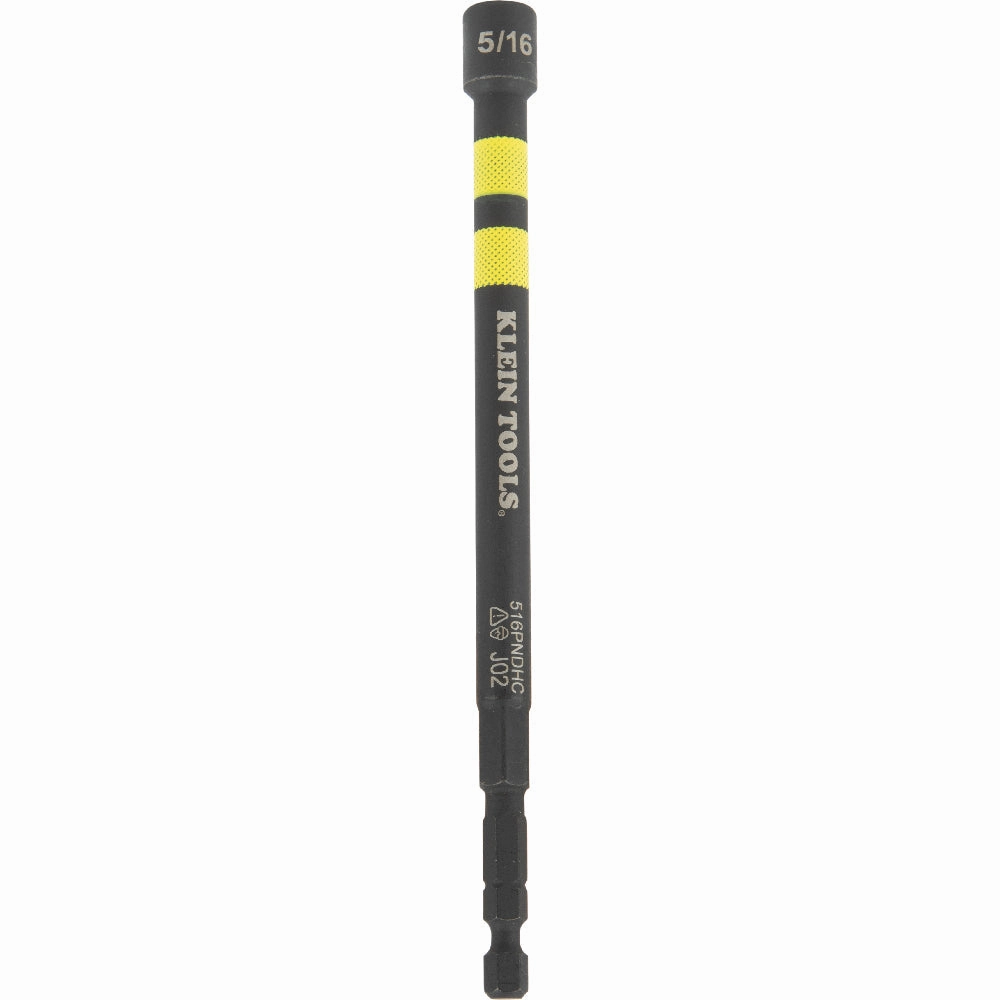 Klein Tools 516PNDHC Hollow Magnetic Color-Coded Power Nut Driver, 5/16"